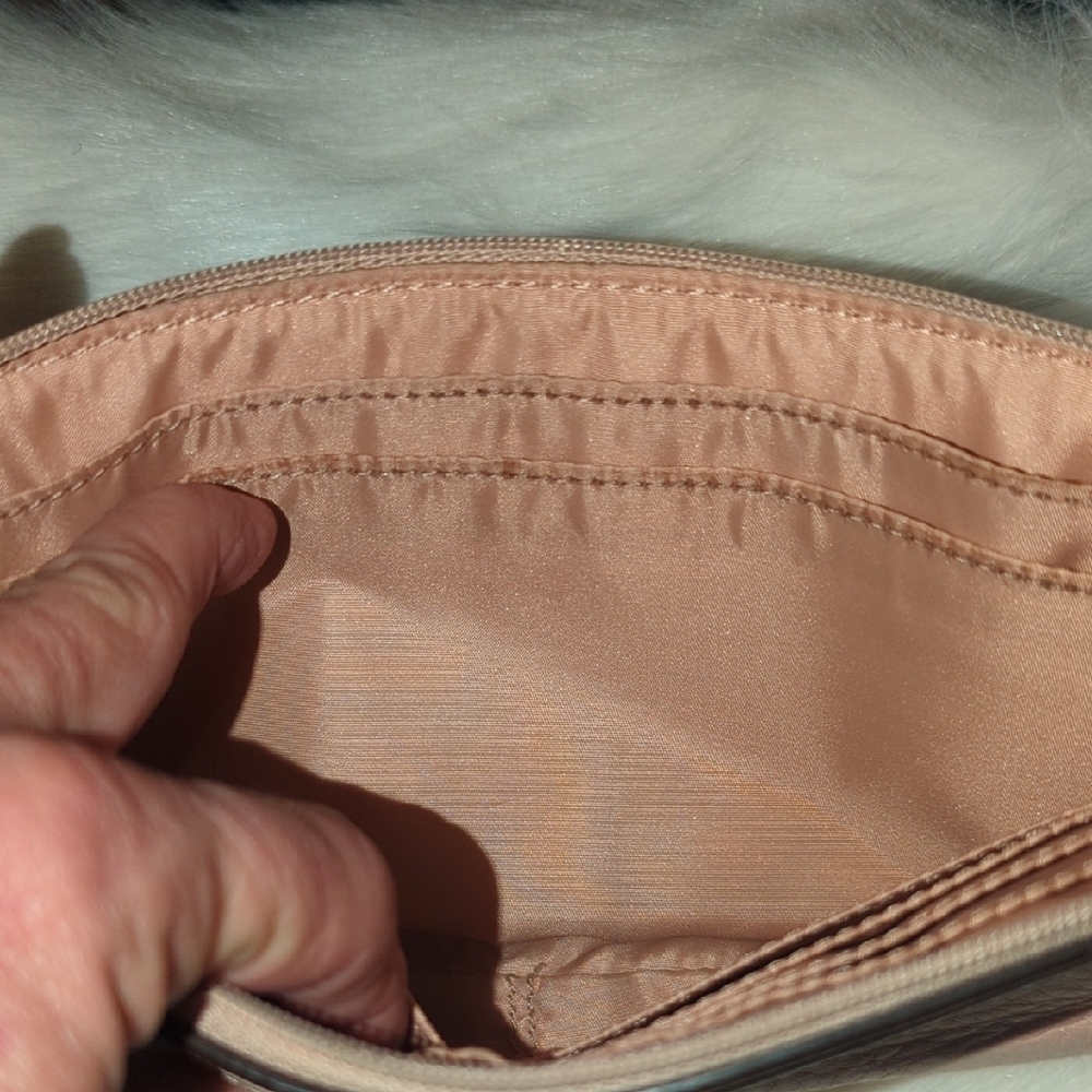 Coach Pink Leather Wristlet - Picture 9 of 14